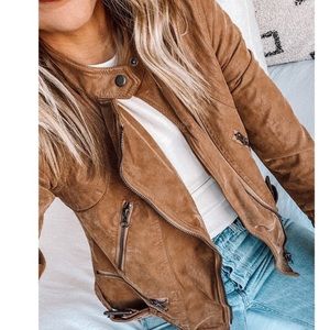 Free People We The Free Fenix Vegan Suede Jacket XS